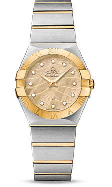 Omega - Constellation Quartz 27 mm - Brushed Steel and Yellow Gold