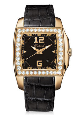 Chopard Two O Ten Lady Diamond Bezel and Leather Strap