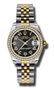 Rolex datejust shop 31mm black dial