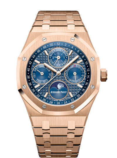 Audemars Piguet Royal Oak Perpetual Calendar White Ceramic Pink