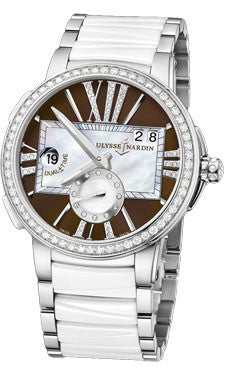 Ulysse Nardin Executive Dual Time Lady Stainless Steel