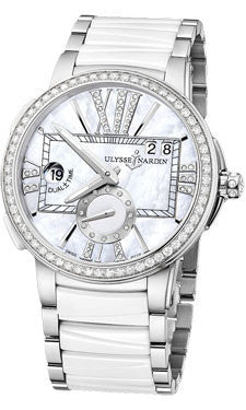 Ulysse Nardin Executive Dual Time Lady Stainless Steel