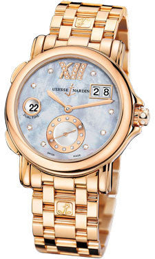 Ulysse Nardin Dual Time Lady Rose Gold Bracelet Watch