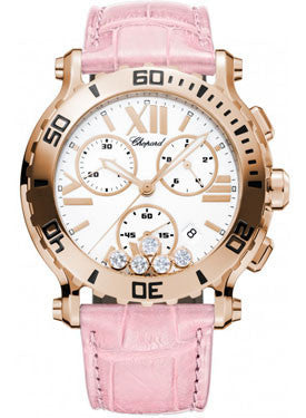 Chopard Happy Sport Chrono Rose Gold Watch Brands Direct