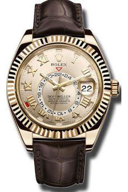 Rolex sky dweller clearance leather