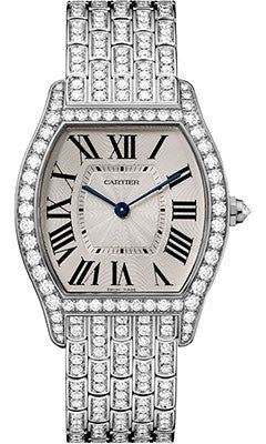 Cartier Tortue Medium White Gold Watch Brands Direct