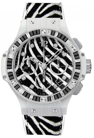 Hublot Big Bang Chronograph Zebra Diamond Watch – Lc Watches