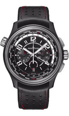 Jaeger LeCoultre AMVOX5 World Chronograph Cermet Watch Brands Direct Luxury Watches at the Largest Discounts