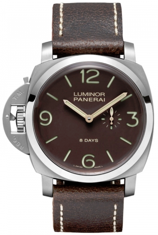 Panerai Luminor 1950 Left Handed 8 Days Watch Brands Direct