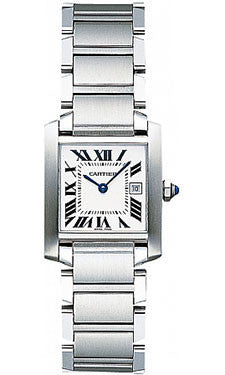 Authentic Used Cartier Tank Francaise Medium WE1018S3 Watch  (10-10-CAR-8XDB5A)