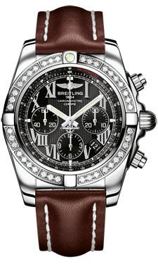 Breitling chronomat 44 leather strap hot sale