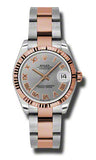 Rolex,Rolex - Datejust 31mm - Steel and Pink Gold - Fluted Bezel - Watch Brands Direct