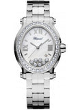 Chopard,Chopard - Happy Sport - Oval - Stainless Steel - Watch Brands Direct