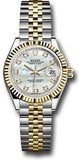 Rolex - Datejust Lady 28 - Stainless Steel and Yellow Gold - Fluted Bezel