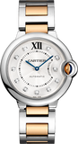 Cartier,Cartier - Ballon Bleu 36mm - Steel and Pink Gold - Watch Brands Direct