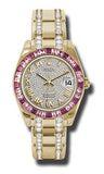 Rolex - Datejust Pearlmaster 34 Yellow Gold - 36 Pink Sapphire Bezel - Watch Brands Direct
 - 2