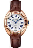 Cartier,Cartier - Cle de Cartier 31mm - Pink Gold - Watch Brands Direct