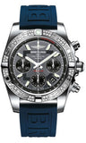 Breitling,Breitling - Chronomat 41 Steel Diamond Bezel - Diver Pro III Strap - Watch Brands Direct