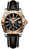 Breitling,Breitling - Galactic 36 Automantic Steel-Rose Gold - Leather Strap - Watch Brands Direct