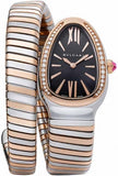 Bulgari,Bulgari - Serpenti Tubogas 35mm - Stainless Steel and Rose Gold - Watch Brands Direct